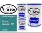 Preview: Volkswagen, Türkis Metallic 2C, L95B: 500ml Lackdose + 500ml Klarlack + 250ml Härter - Set, von ATW Autoteile West.